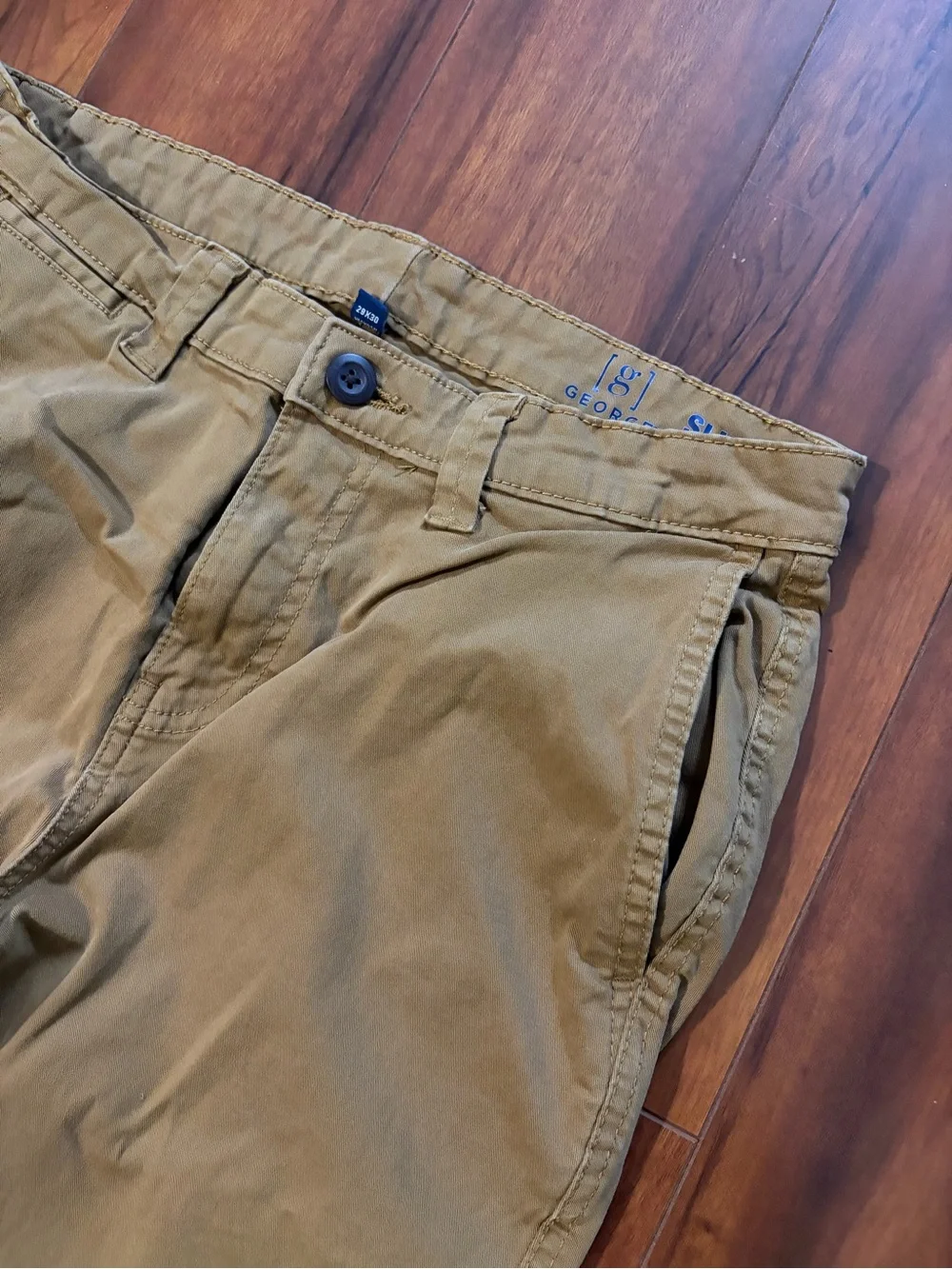 George Men's Tan Chino Pants